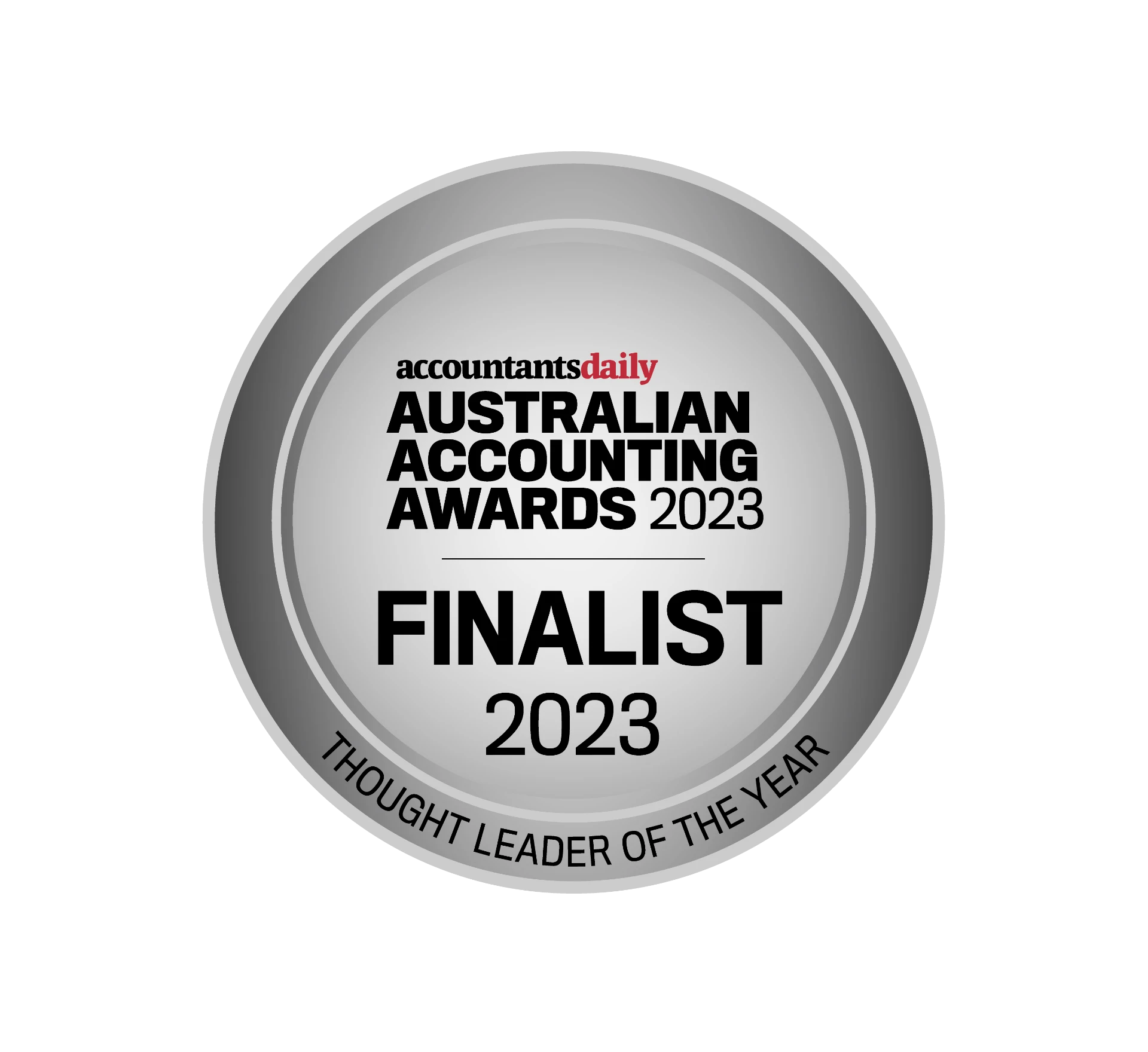 Australian Accounting Awards 2023 Finalist — Thought Leader of the Year